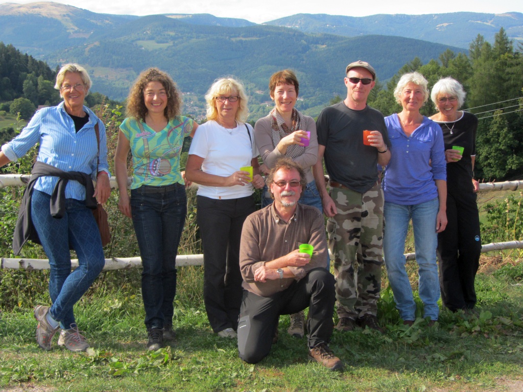 Eine tolle Gruppe in den VOGESEN